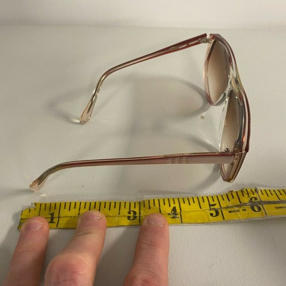 NOS Vintage 90s Streetwear Clear Pink Sunglasses